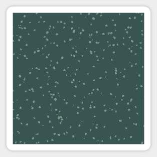 Dotted Forrest Green Pattern Magnet